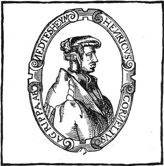 Medall&oacute;n con la efigie de Cornelio Agrippa