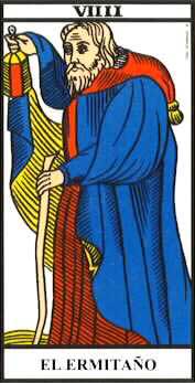 Tarot de Marsella. El Ermita&ntilde;o