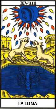 La Luna - Arcano 18 del Tarocco